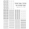 Wrapables Tiny Small Temporary Finger and Hand Tattoos for Women, 10 Sheets, Expressions